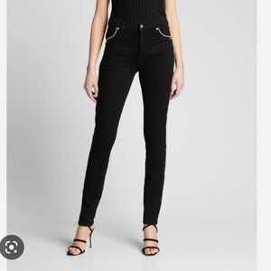 Veronica Beard Debbie Skinny Jeans with Rhinestones
